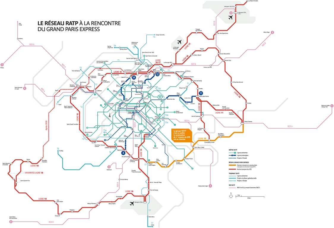 Réseau RATP à la rencontre du Grand Paris Express