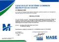 CERTIFICATION MASE