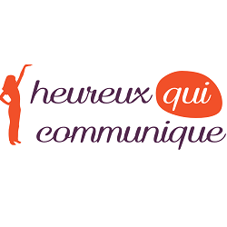 Logo-heureux qui communique